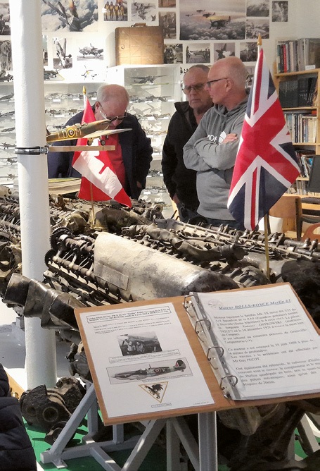 Visite du musée de l’Association normande du souvenir aérien 39-45 (ANSA)